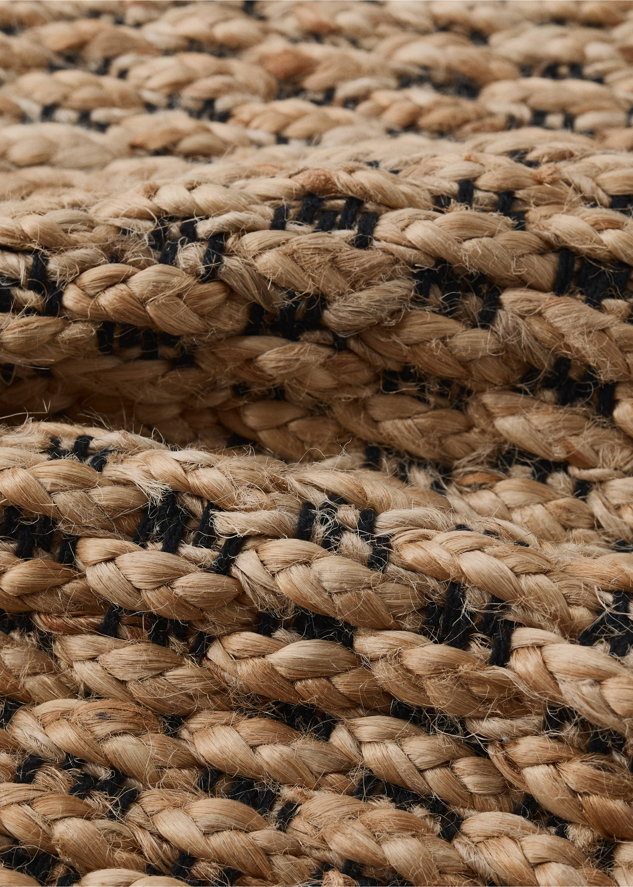 Jute doormat rug - Details of the article 1, Beige. Ref: 37021518-00.
