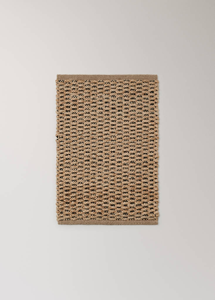 Small jute rug — Beige