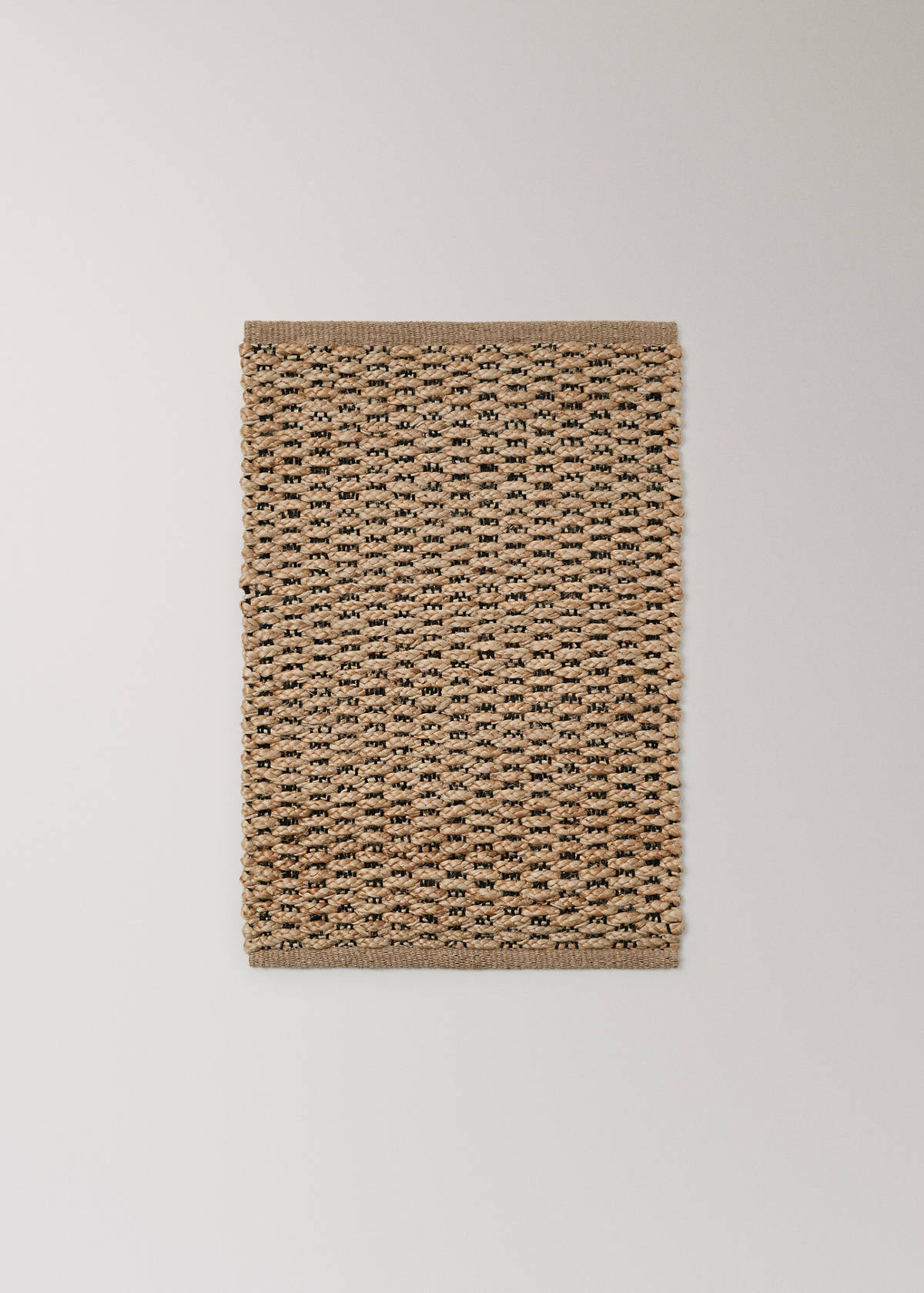 Small jute rug — Beige