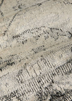 Extra-large distressed-effect rug — Grey 2