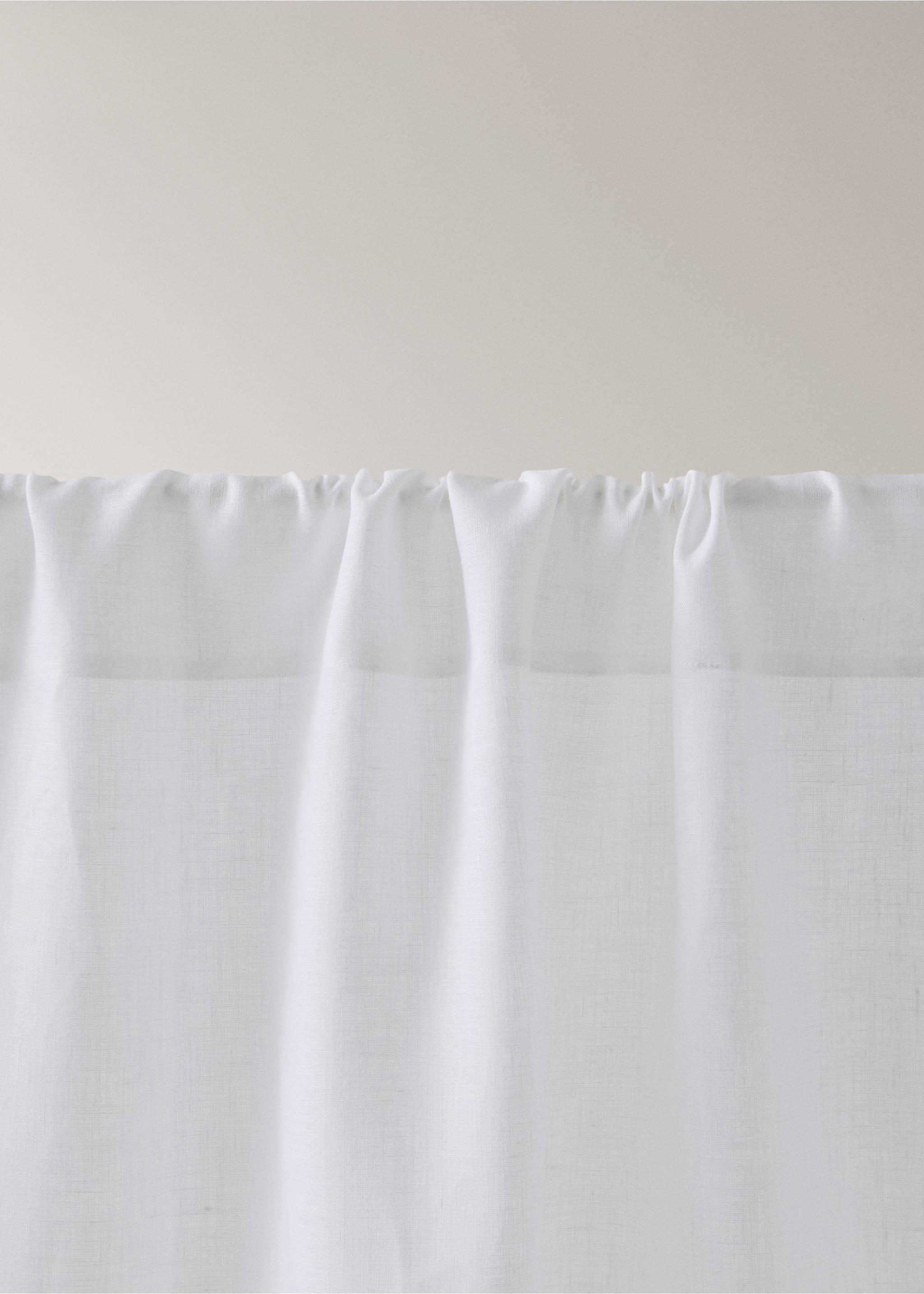 Curtain scalen - Details of the article 2, Ecru. Ref: 37021525-00.
