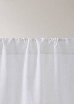 Two-tone curtain 100% linen with medium opacity — Ecru 3