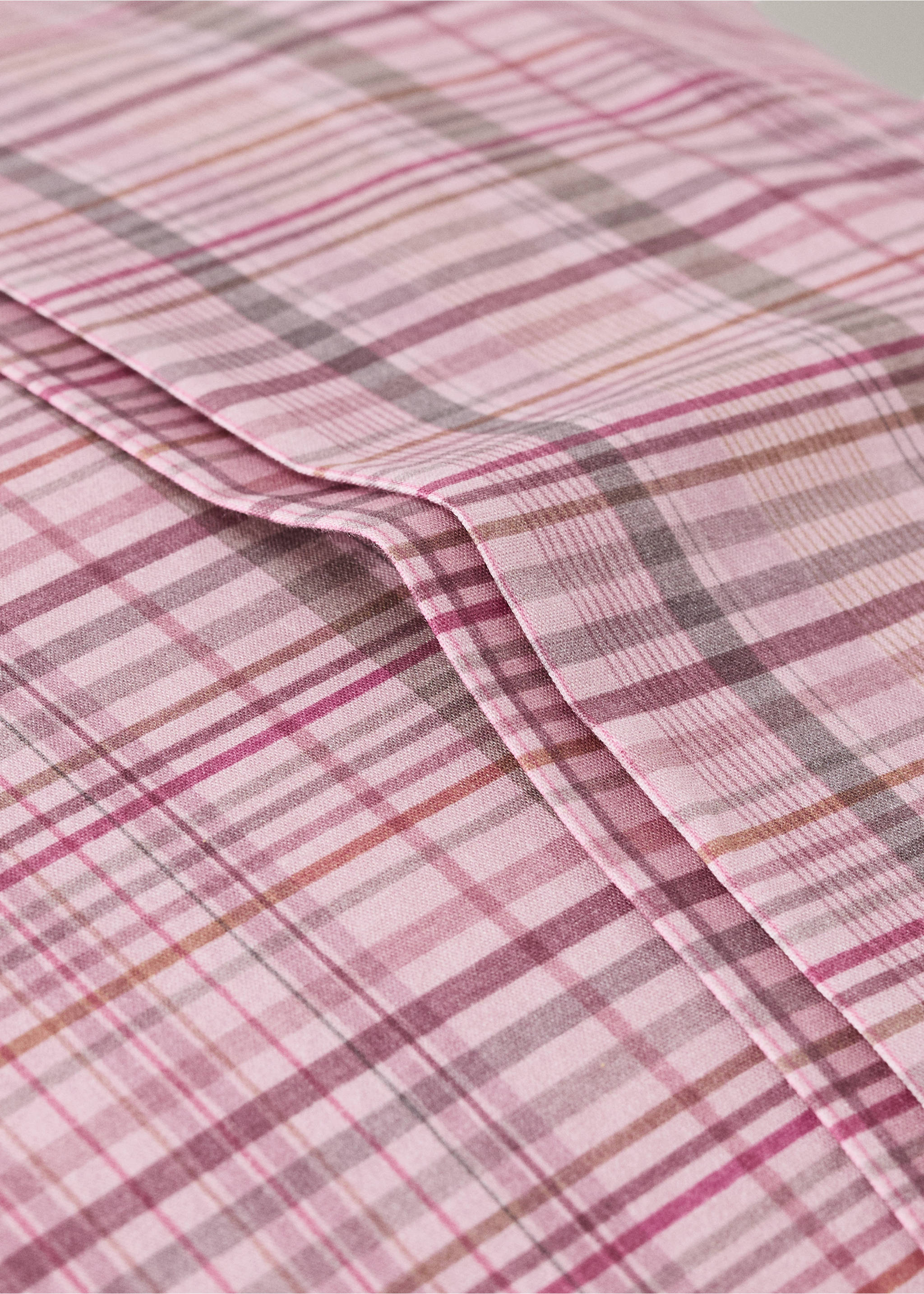 Taie d’oreiller percale de coton 45x110 cm - Détail de l'article 1, Violet clair/pastel. Ref: 37021527-00.