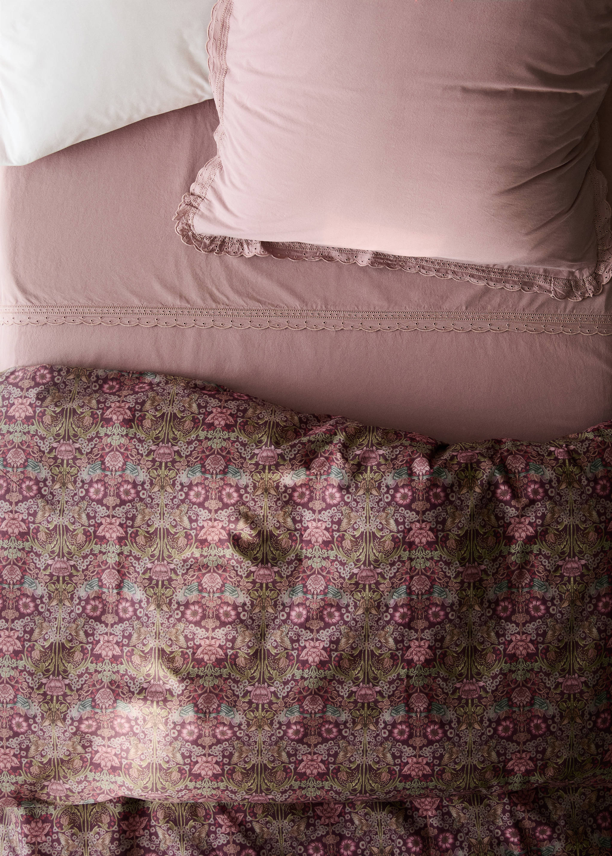 Funda nòrdica cotó percala estampat floral llit 90 cm - Detall de l'article 7