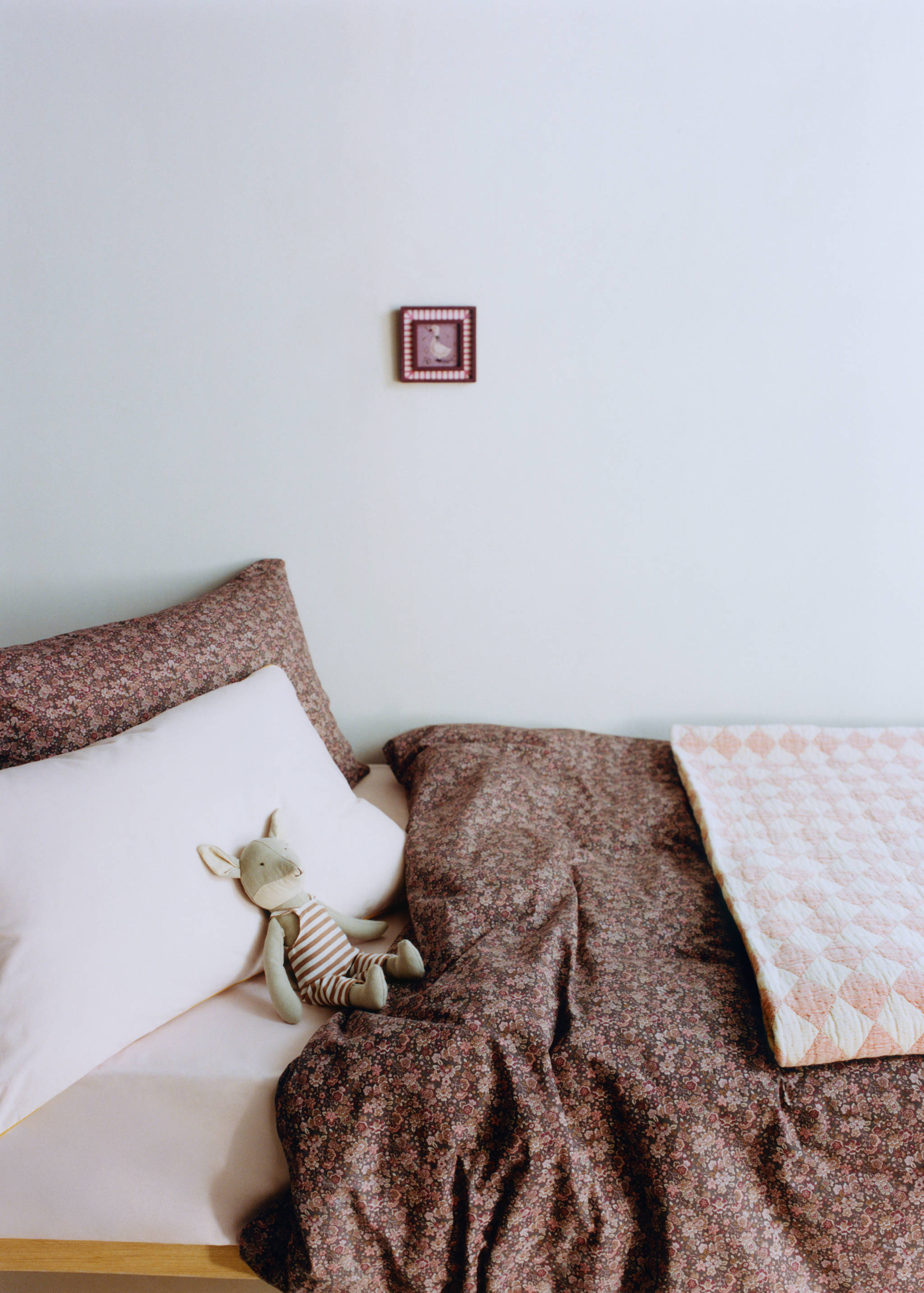 Floral 100% cotton duvet cover for 90 cm bed - Details of the article 5