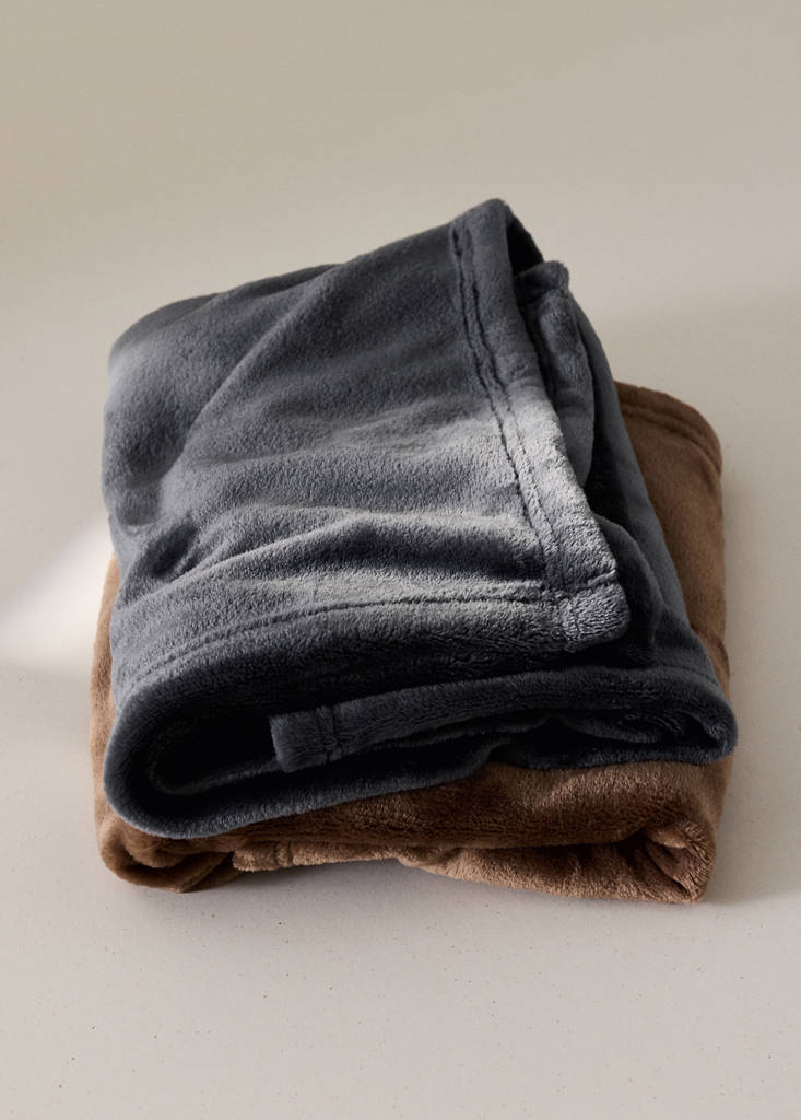 Soft children’s blanket — Charcoal