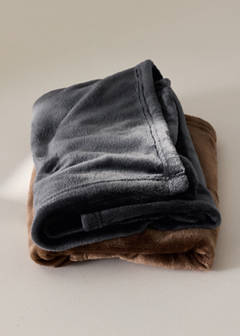 Soft children’s blanket — Charcoal 1