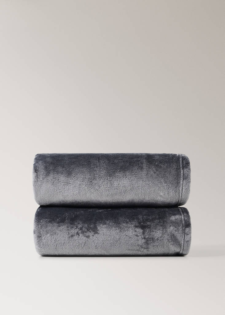 Soft children’s blanket — Charcoal