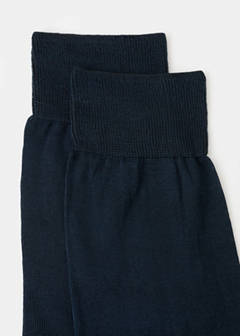 Pack of 2 long cotton socks — Dark Navy 2