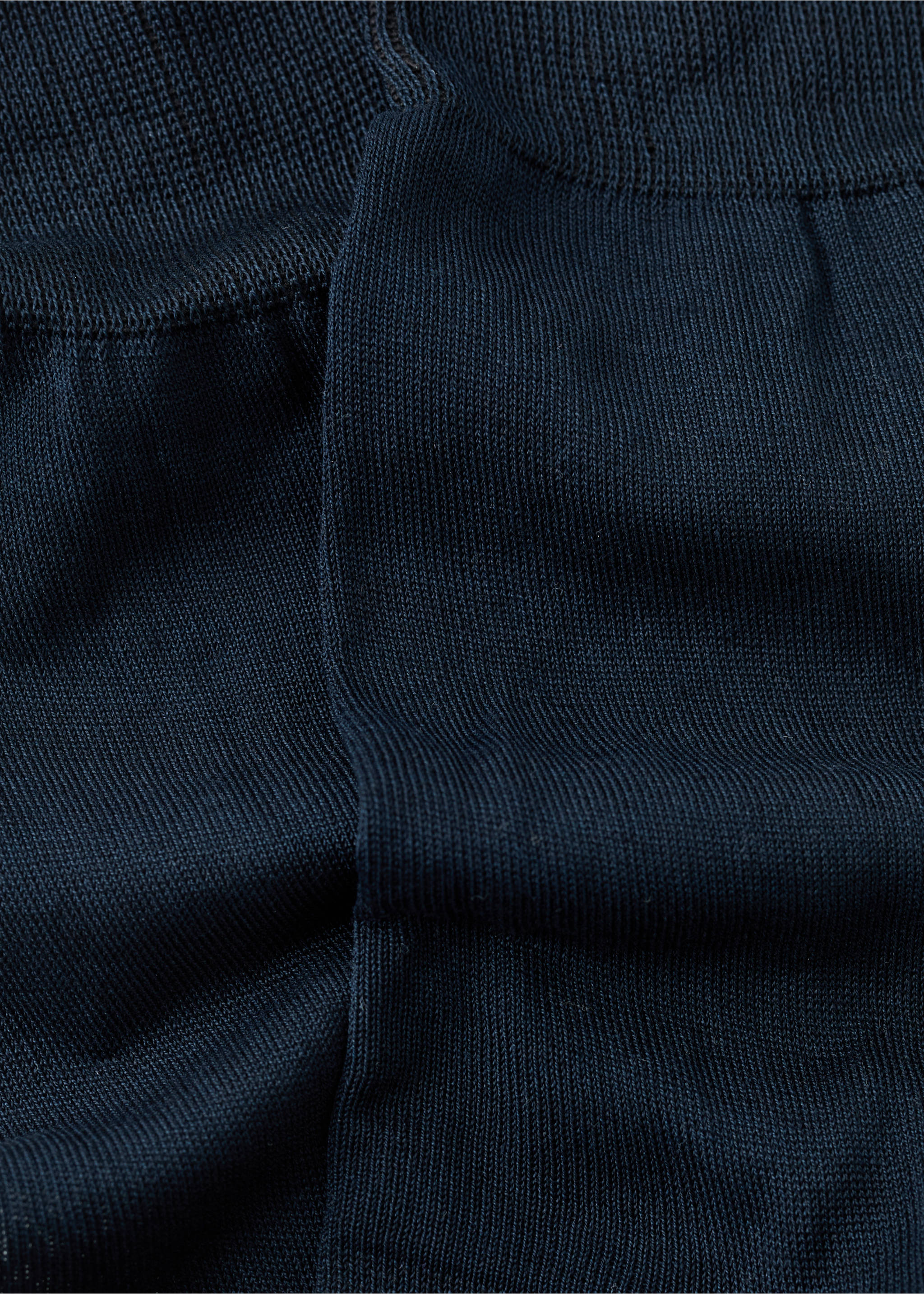Lot 2 paires de chaussettes longues coton - Détail de l'article 0, Bleu marine foncé. Ref: 37021550-00.