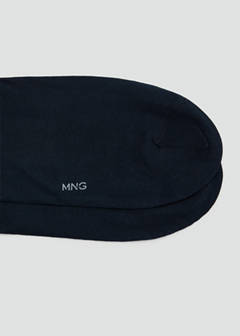 Pack of 2 long cotton socks — Dark Navy 4