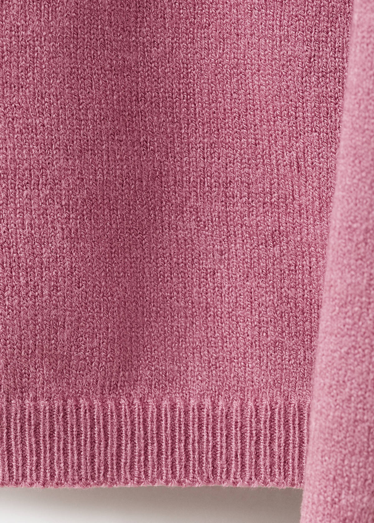 Knit asymmetric top — Pink