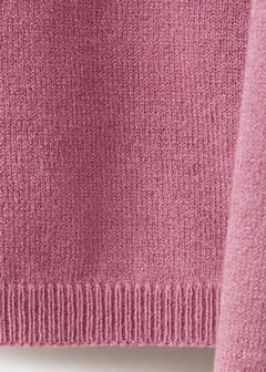 Knit asymmetric top — Pink 6
