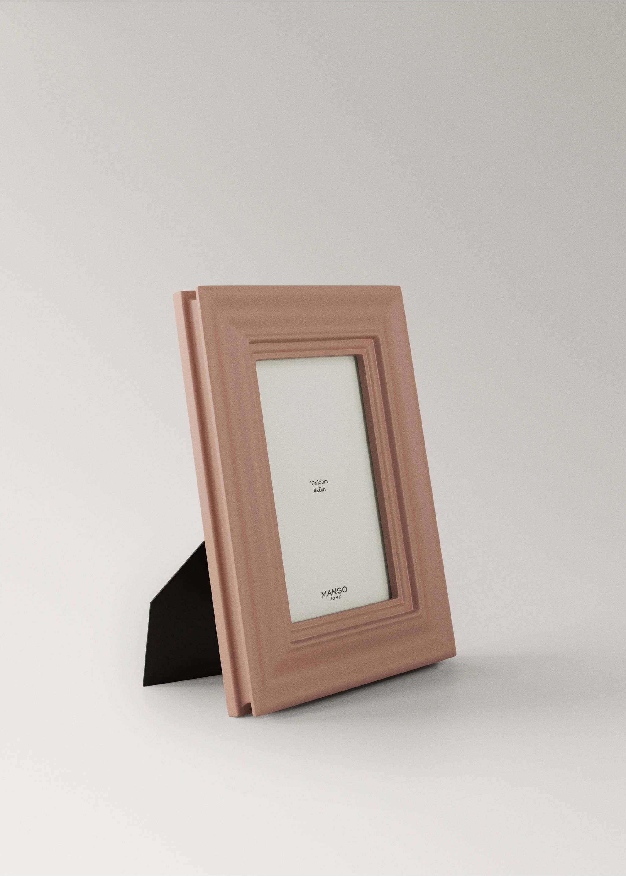 Wooden photo frame - Details of the article 2, Pink. Ref: 37022538-00.