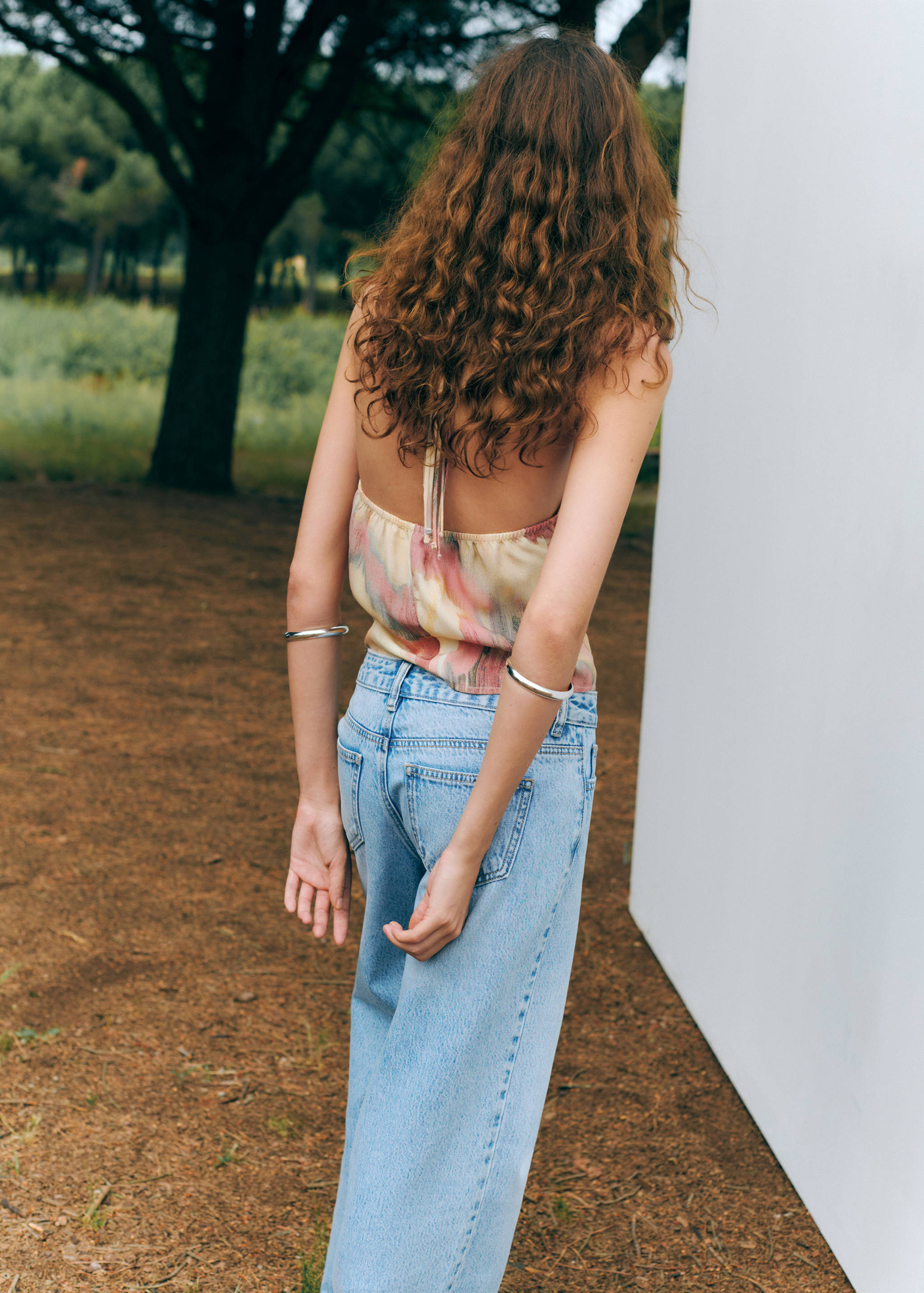 Top halter tie-dye - Verso de l’article
