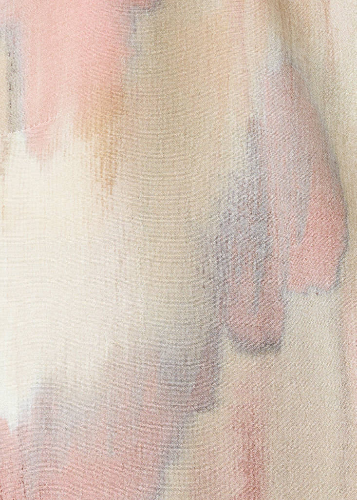 Halter neck tie-dye top — Pastel Pink
