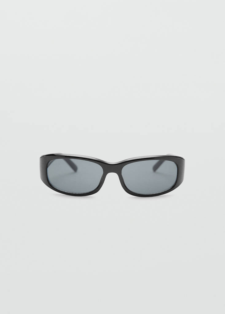 Resin frame sunglasses — Black