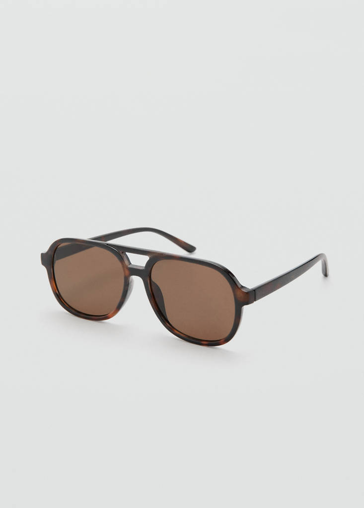 Resin frame sunglasses — Chocolate