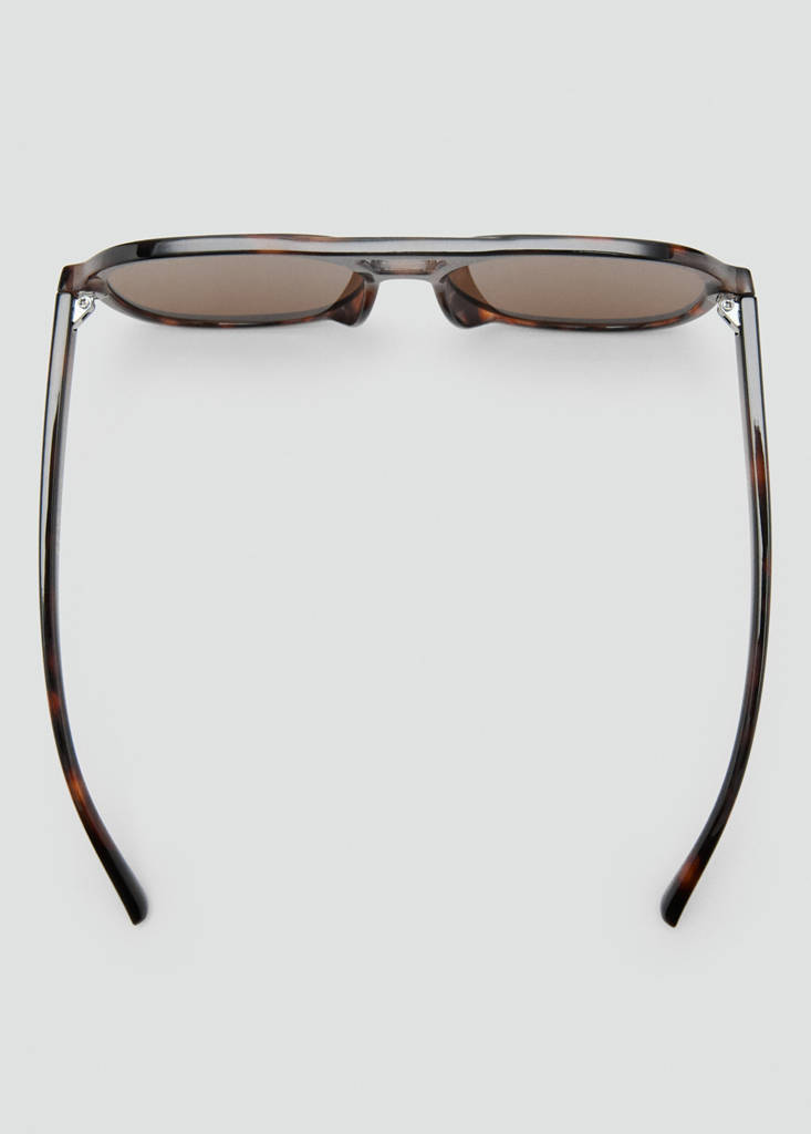 Resin frame sunglasses — Chocolate