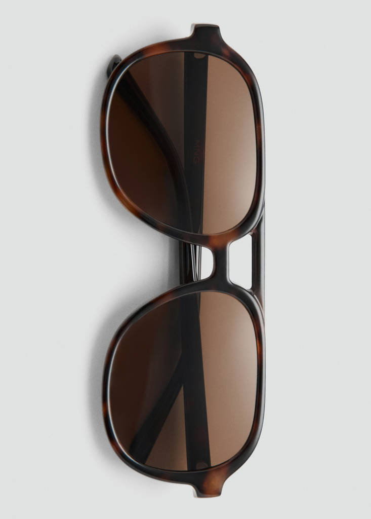 Resin frame sunglasses — Chocolate