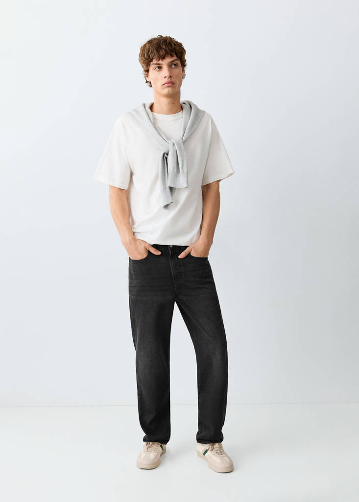 Regular-fit jeans — Black denim