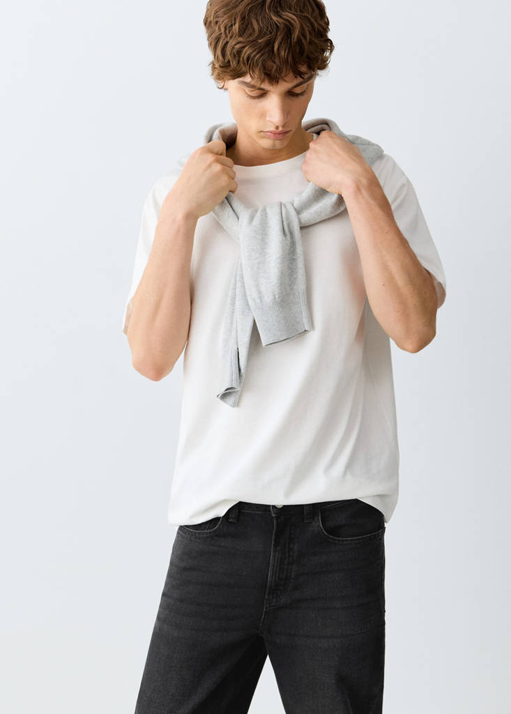 Regular-fit jeans — Black denim