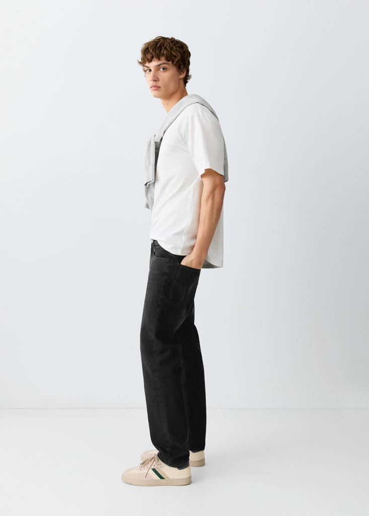 Regular-fit jeans — Black denim