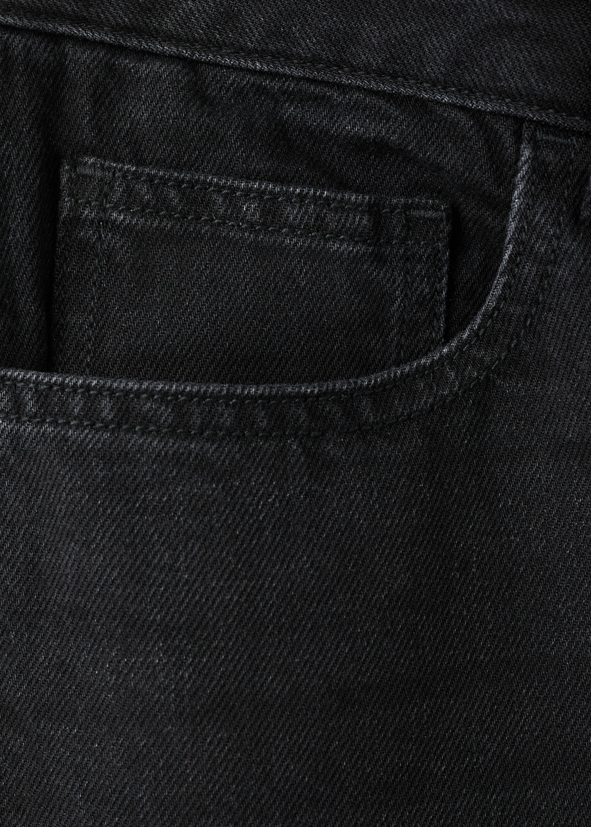 Regular-fit jeans — Black denim