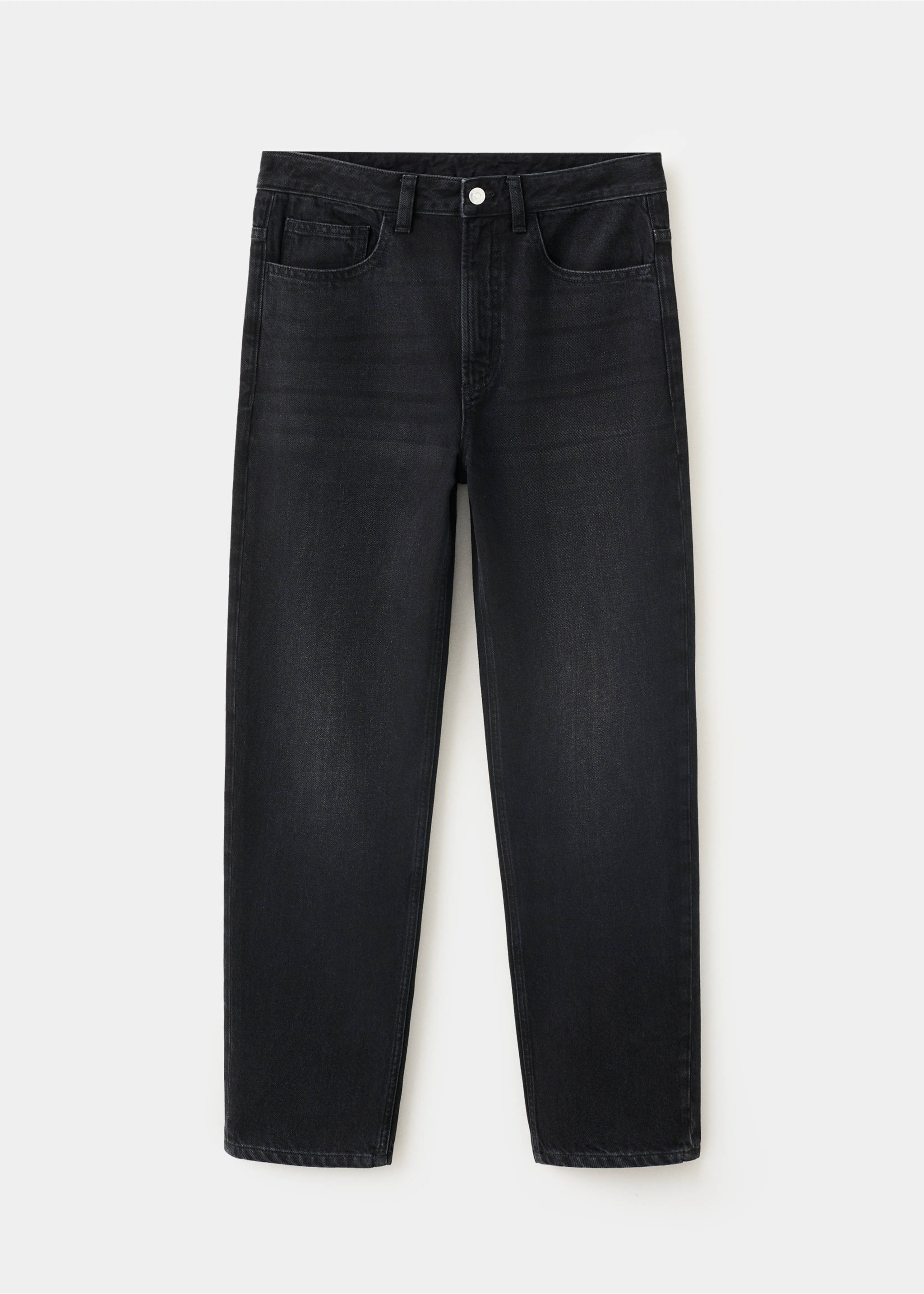 Regular-fit jeans - Article without model, Black denim. Ref: 37022543-00.