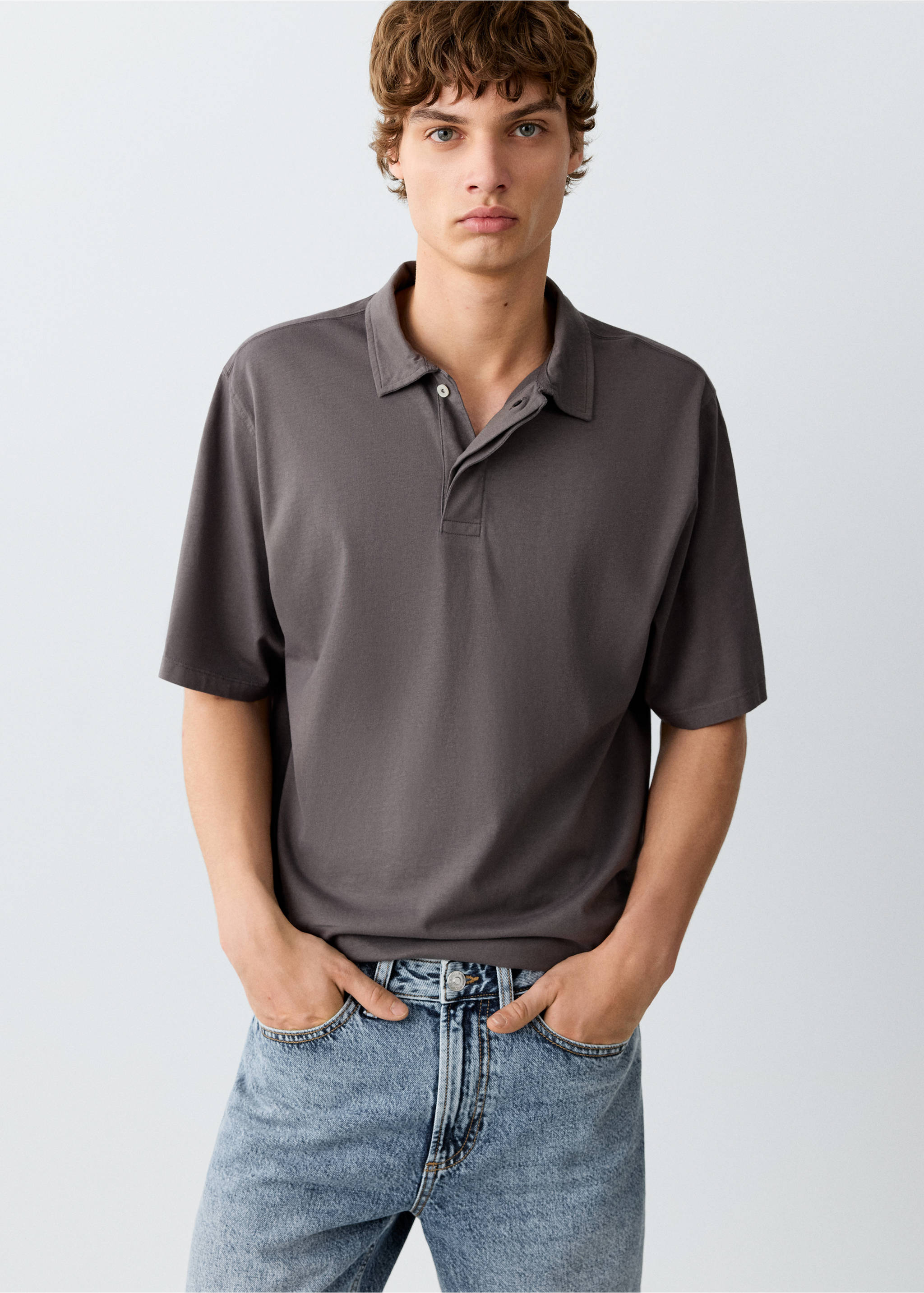 Jean regular-fit - Plan moyen, Bleu moyen. Ref: 37022544-00.