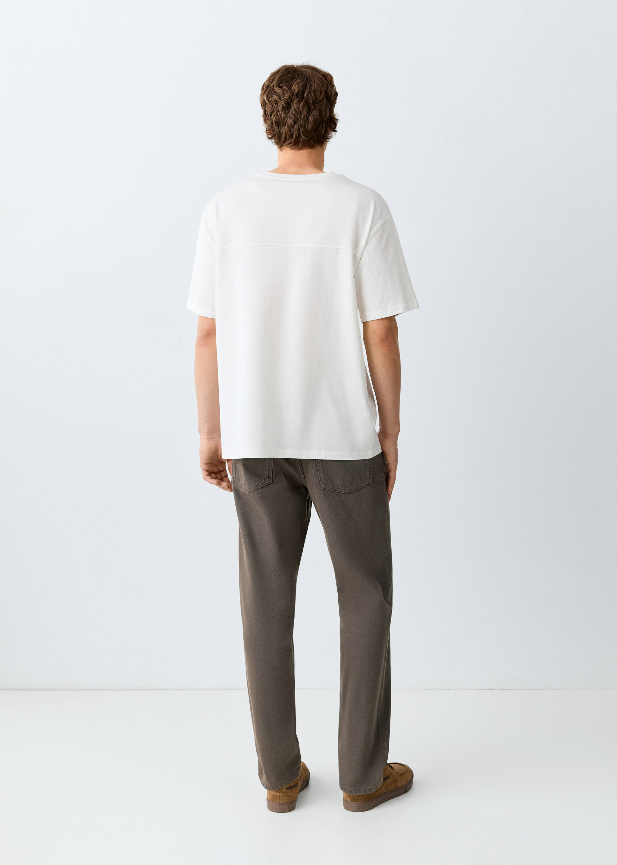 Regular-fit jeans - Reverse of the article, Brown. Ref: 37022546-00.