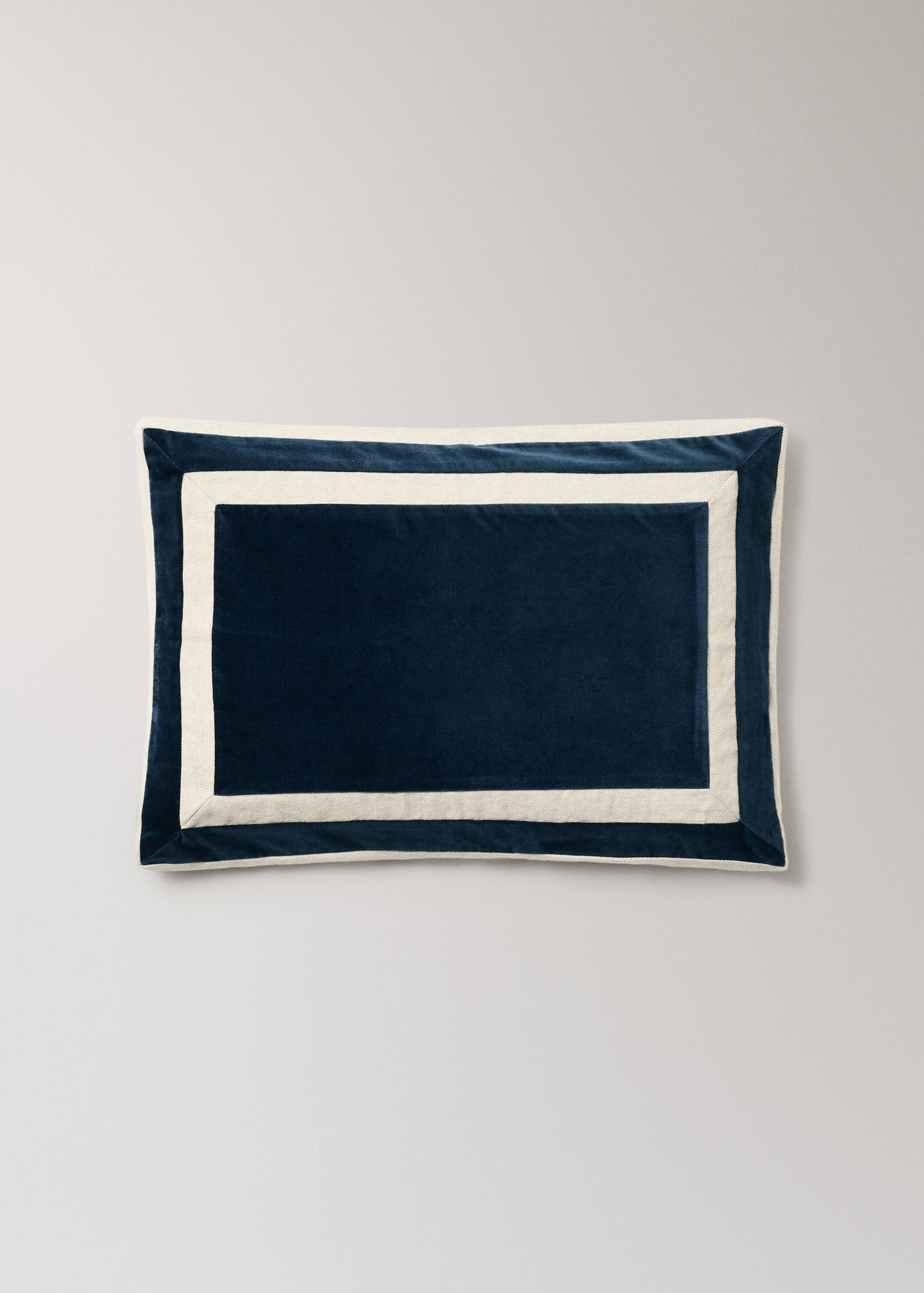 Kuddfodral i bomull med rutmönster 40x60cm - Artikel utan modell