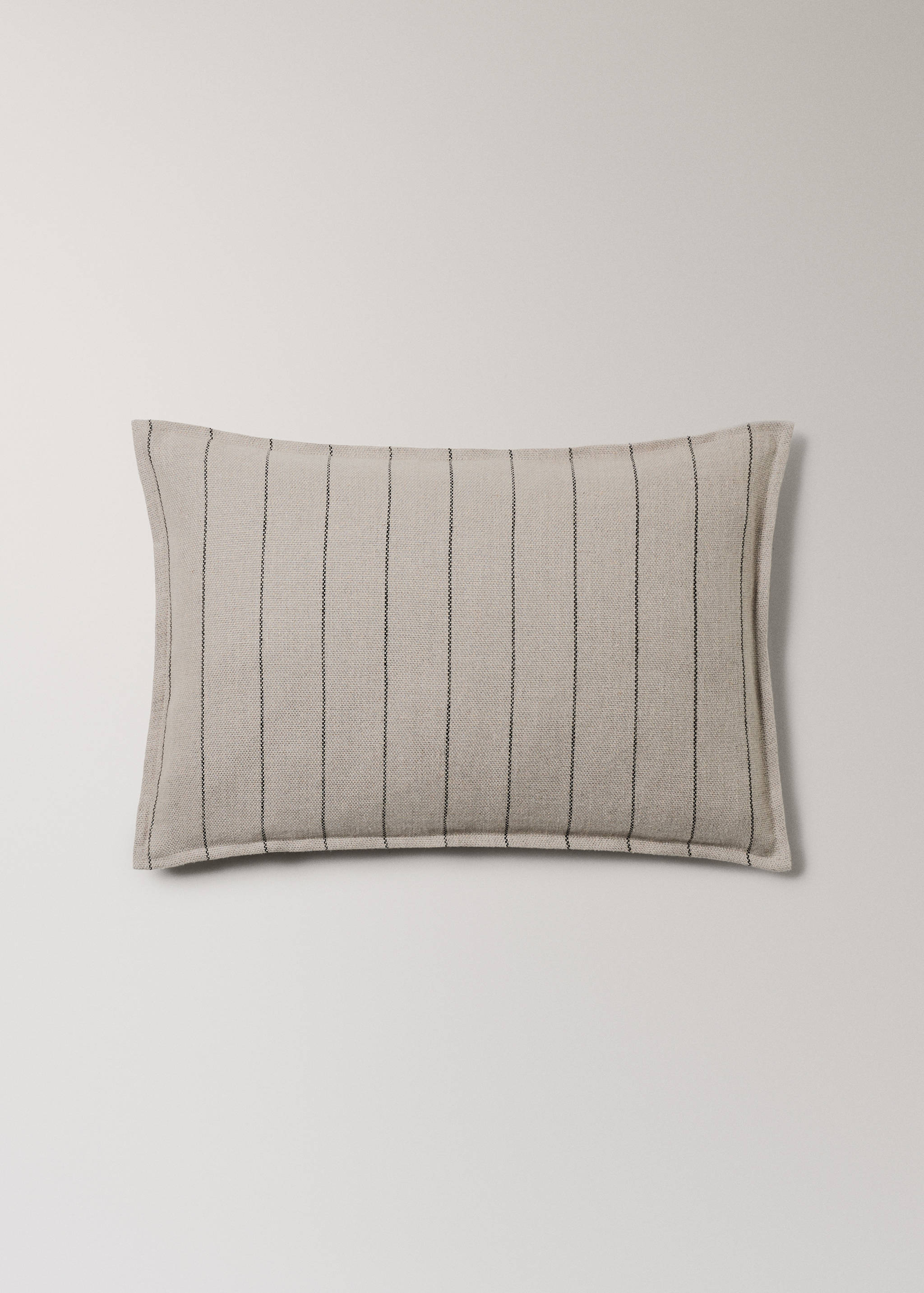 100% linen striped cushion cover, 40x60cm - Article without model