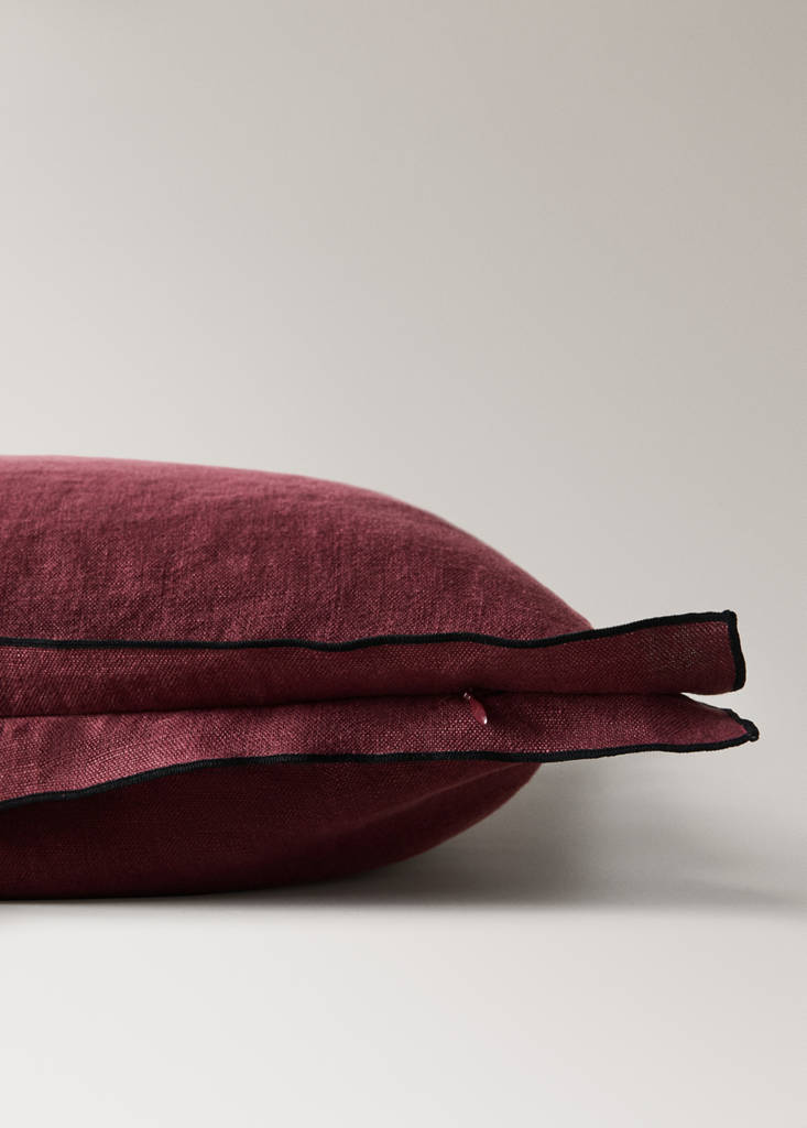 Cushion cover 100% linen 50x50 cm - thumbnail 4