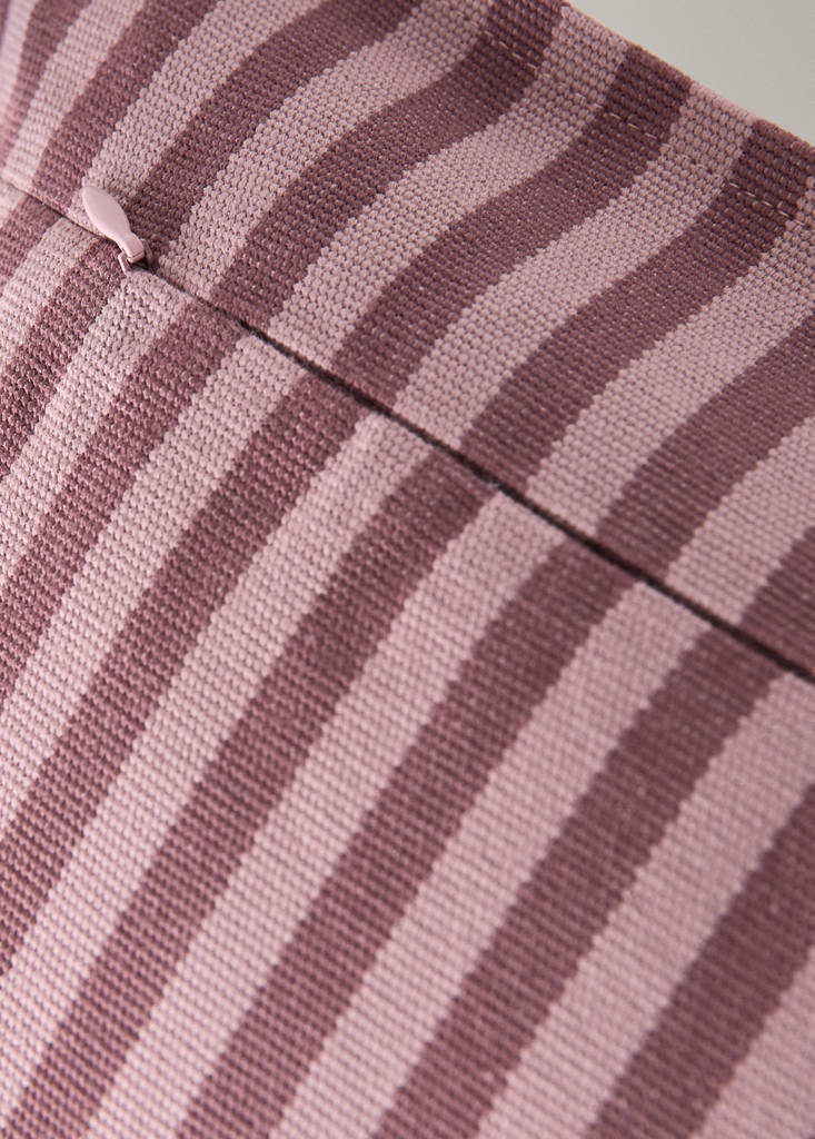 Cotton striped cushion cover 30x50 cm - thumbnail 4