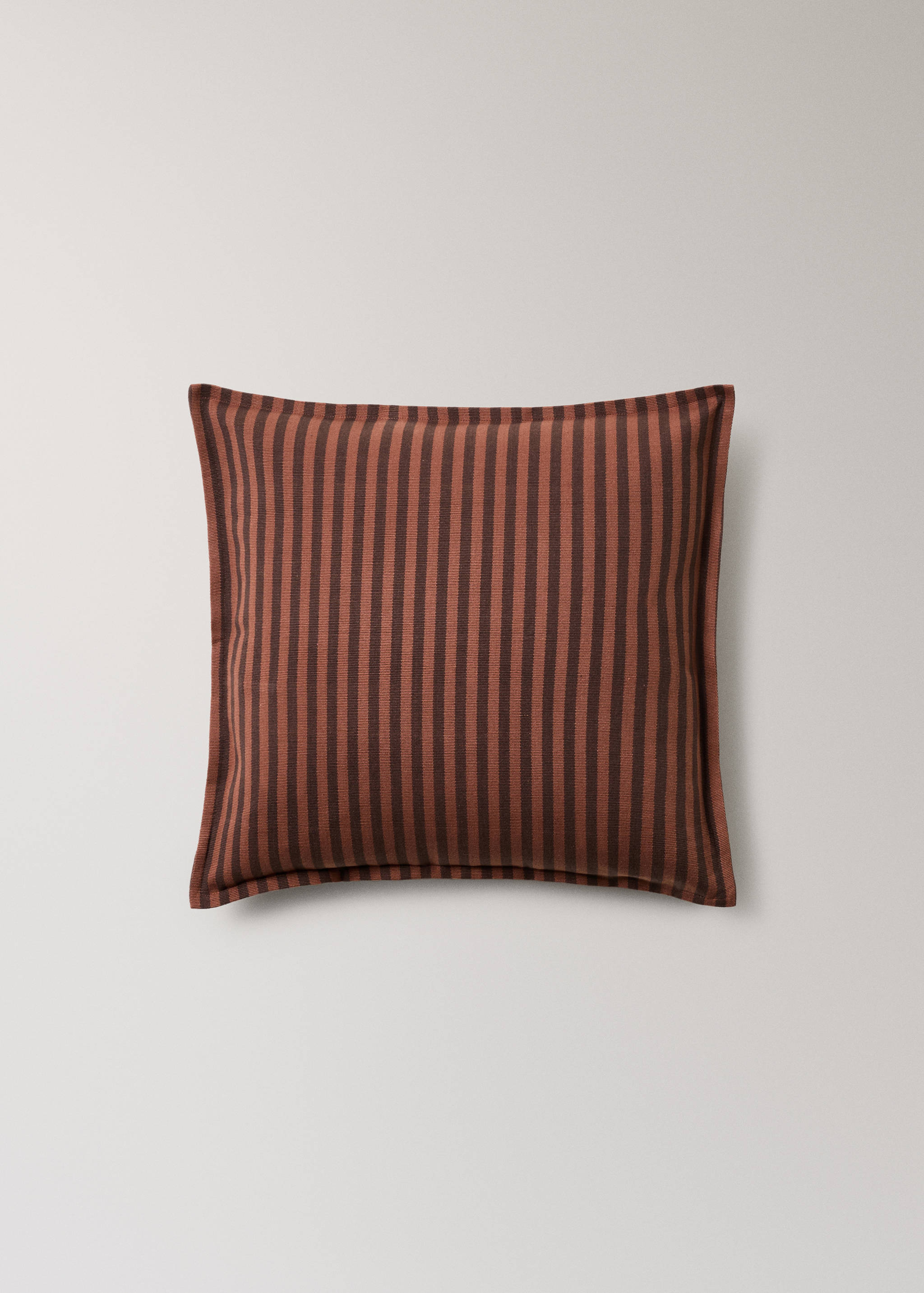 Kuddfodral i bomull med ränder 50 x 50 cm - Artikel utan modell