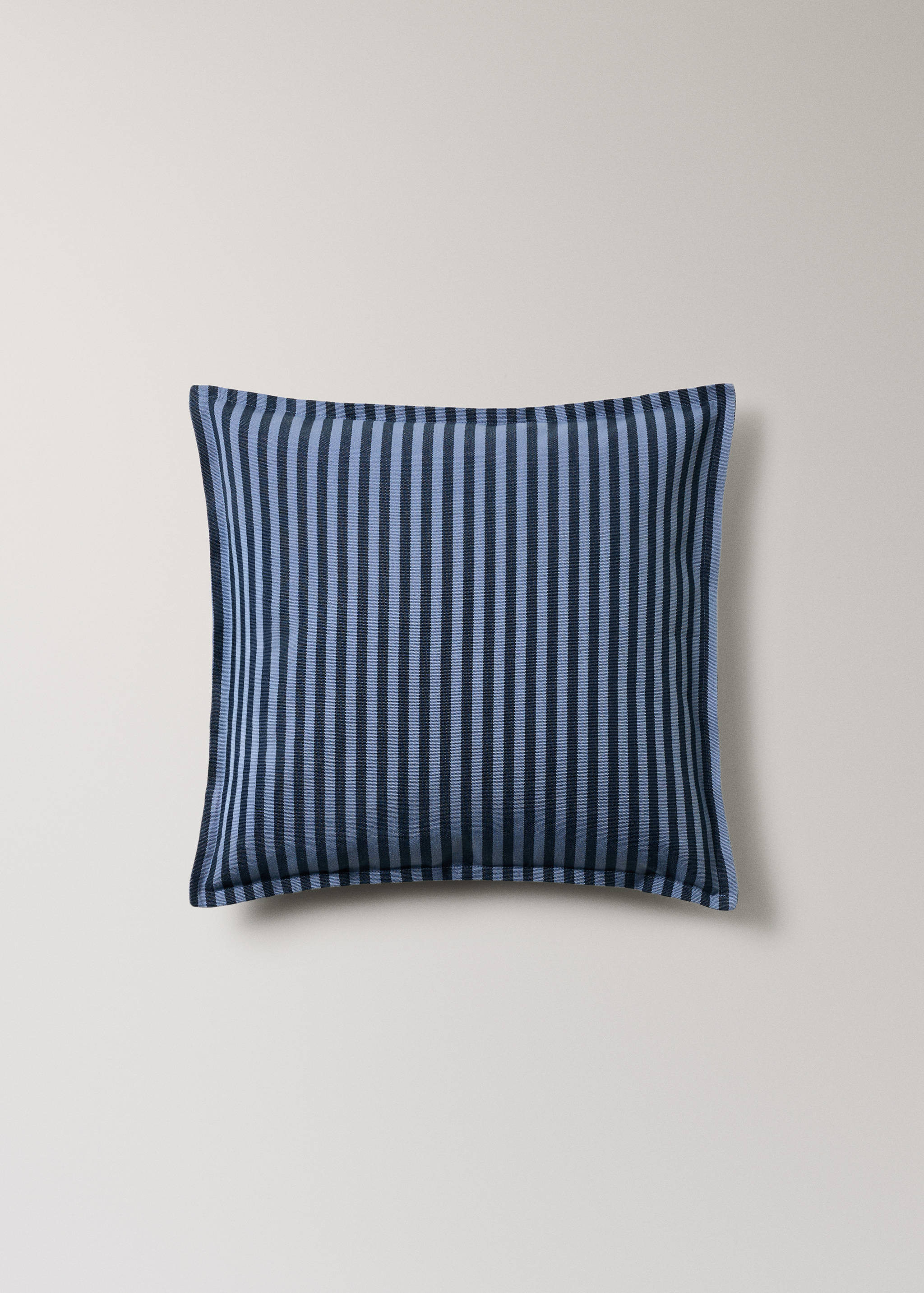 Kuddfodral i bomull med ränder 50 x 50 cm - Artikel utan modell