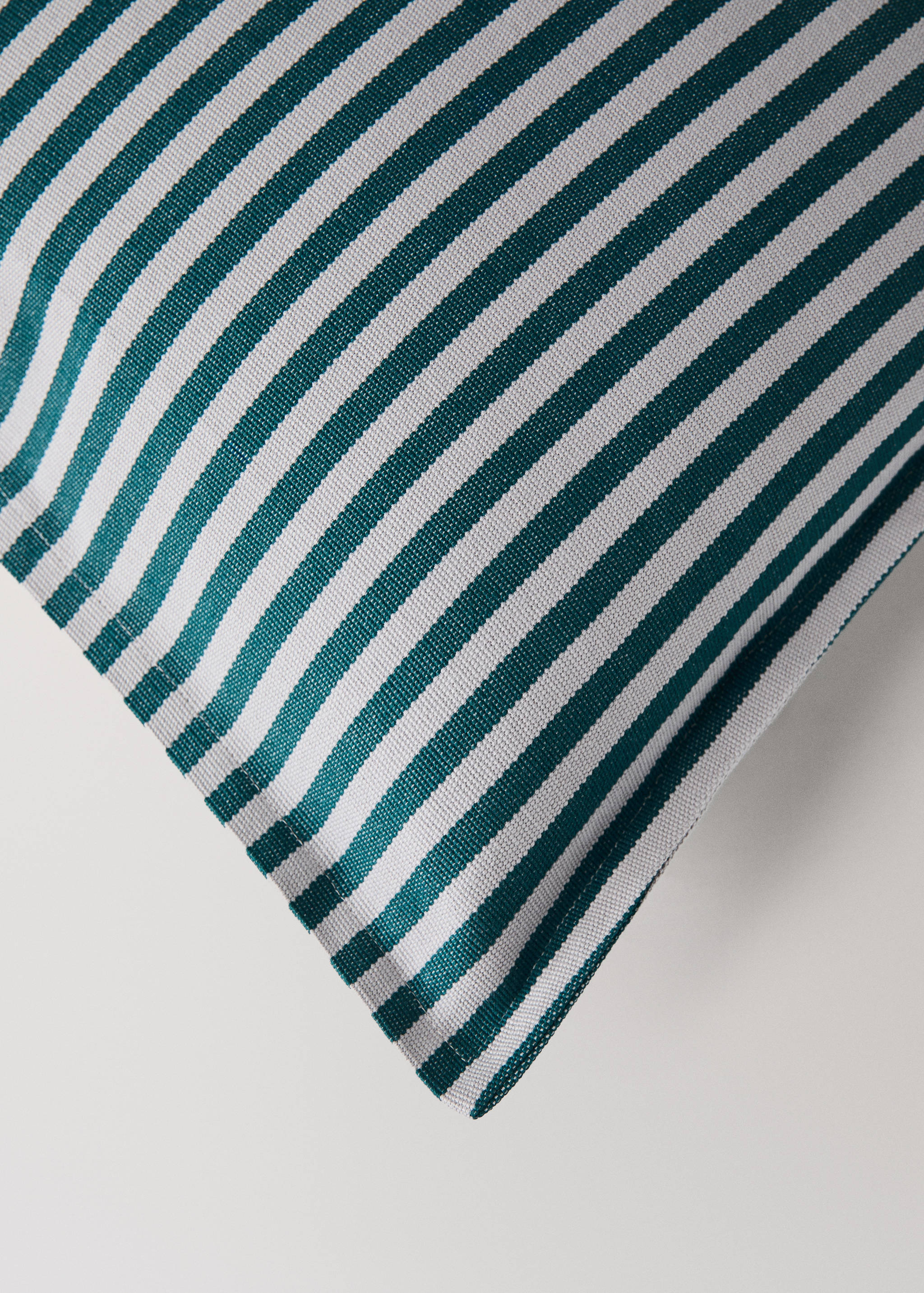 Cotton stripe cushion cover 50x50cm - Details of the article 1