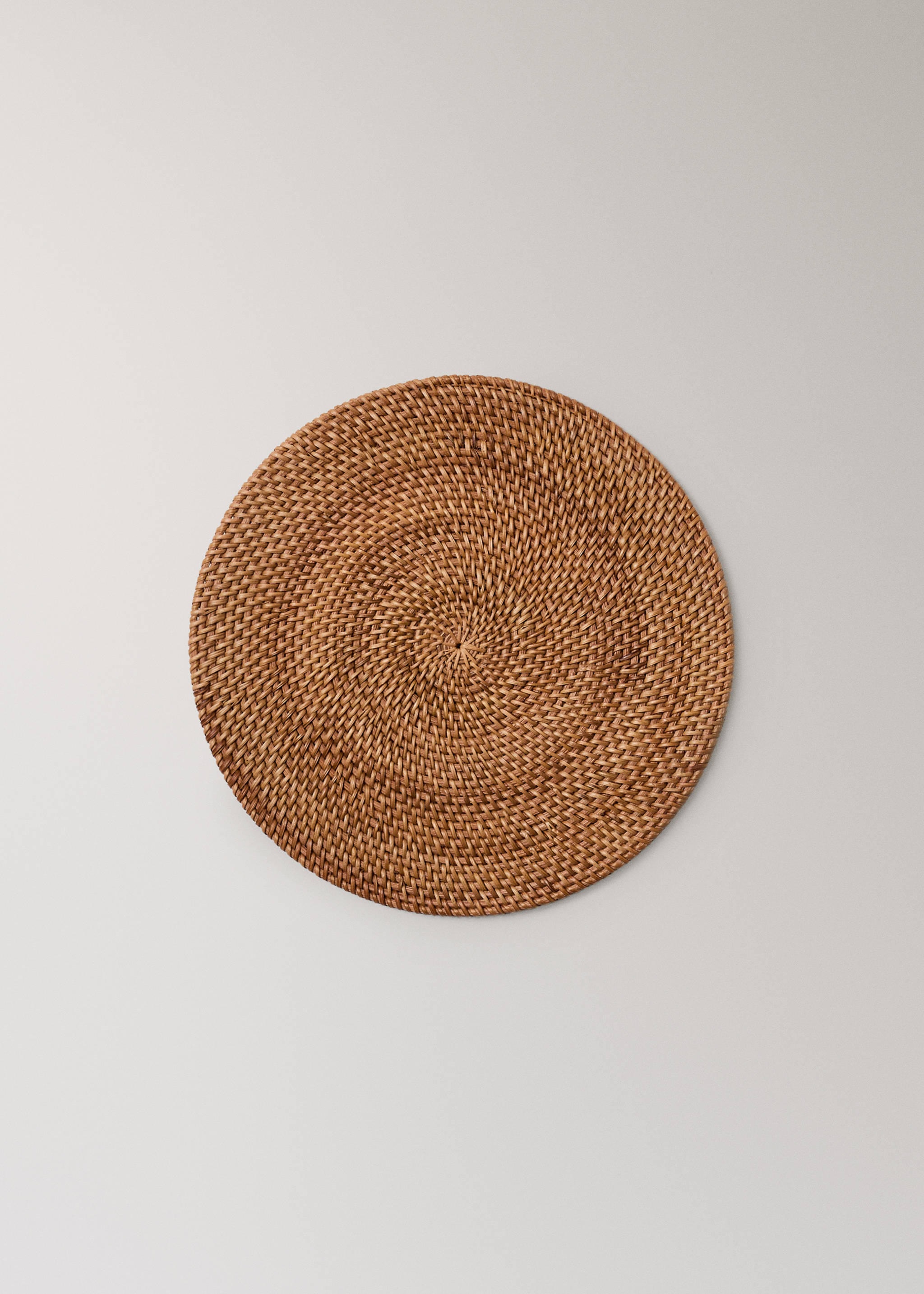 Round rattan placemat - Article without model