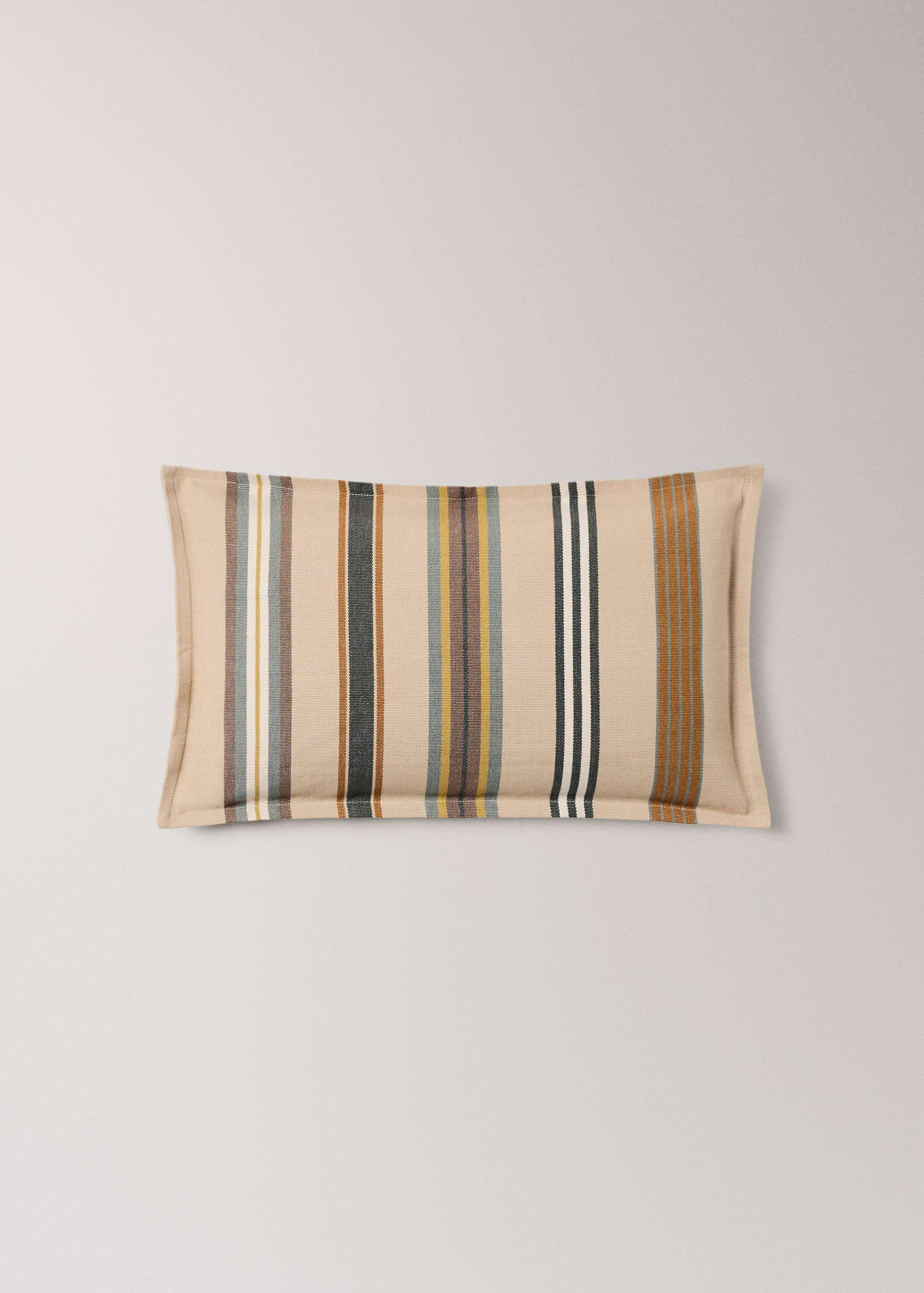 Cotton striped cushion cover 30x50cm - Article without model