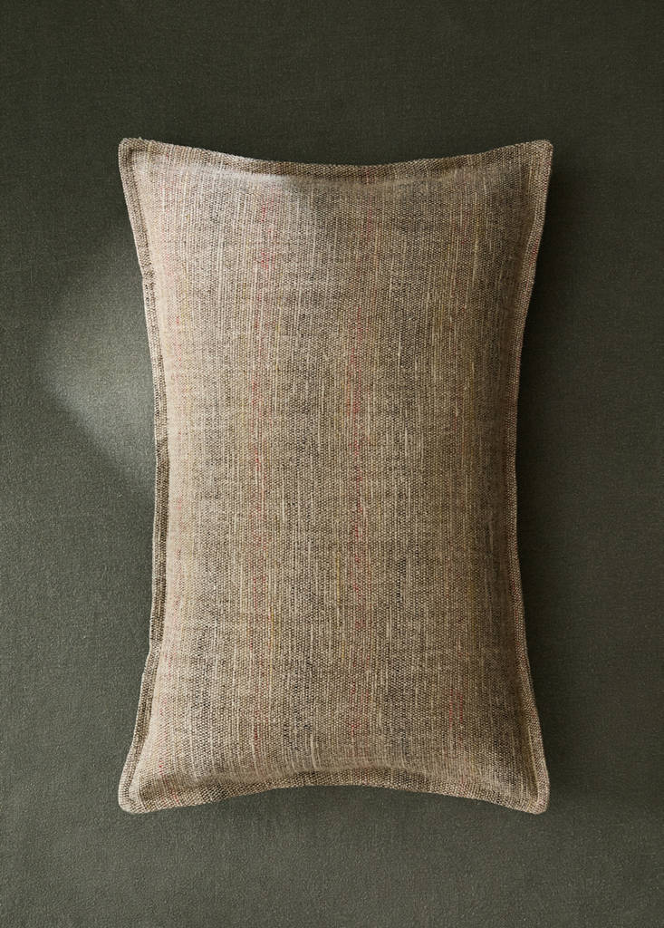 Linen cushion cover 40x60 cm — Russet
