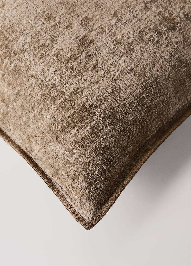 Velvet cushion cover 40x60 cm — Beige