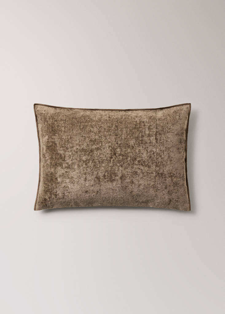Velvet cushion cover 40x60 cm — Beige