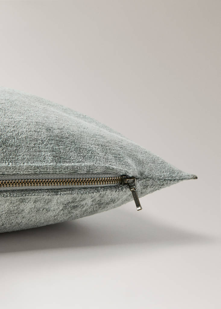 Velvet cushion cover 40x60 cm — Blue