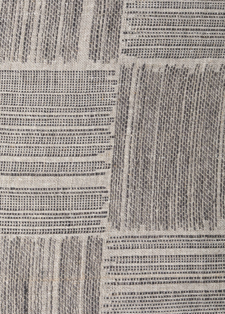 Multistripe jacquard cushion cover 40x60 cm — Grey