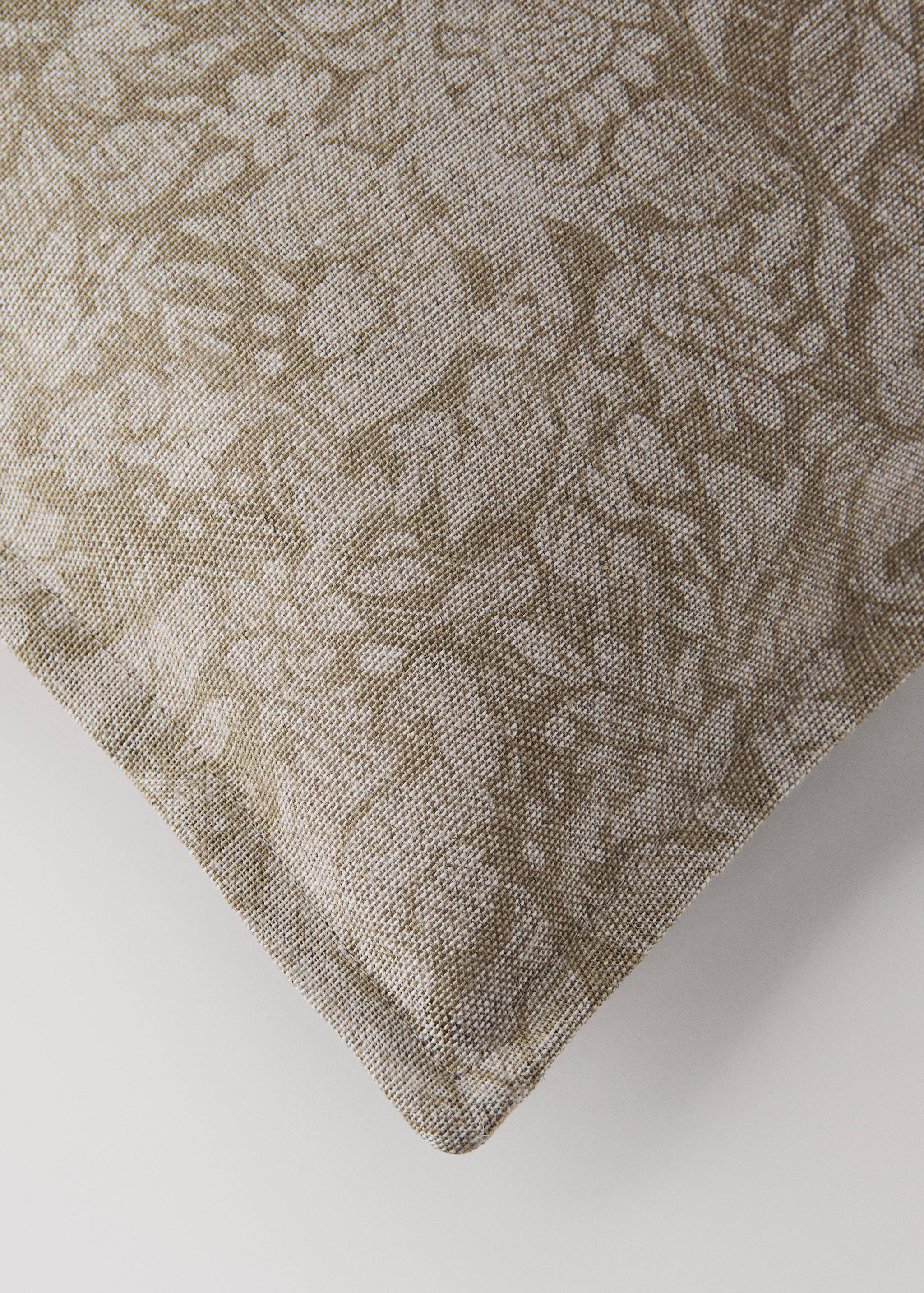 Floral print cushion cover 50x50 cm - Details of the article 1