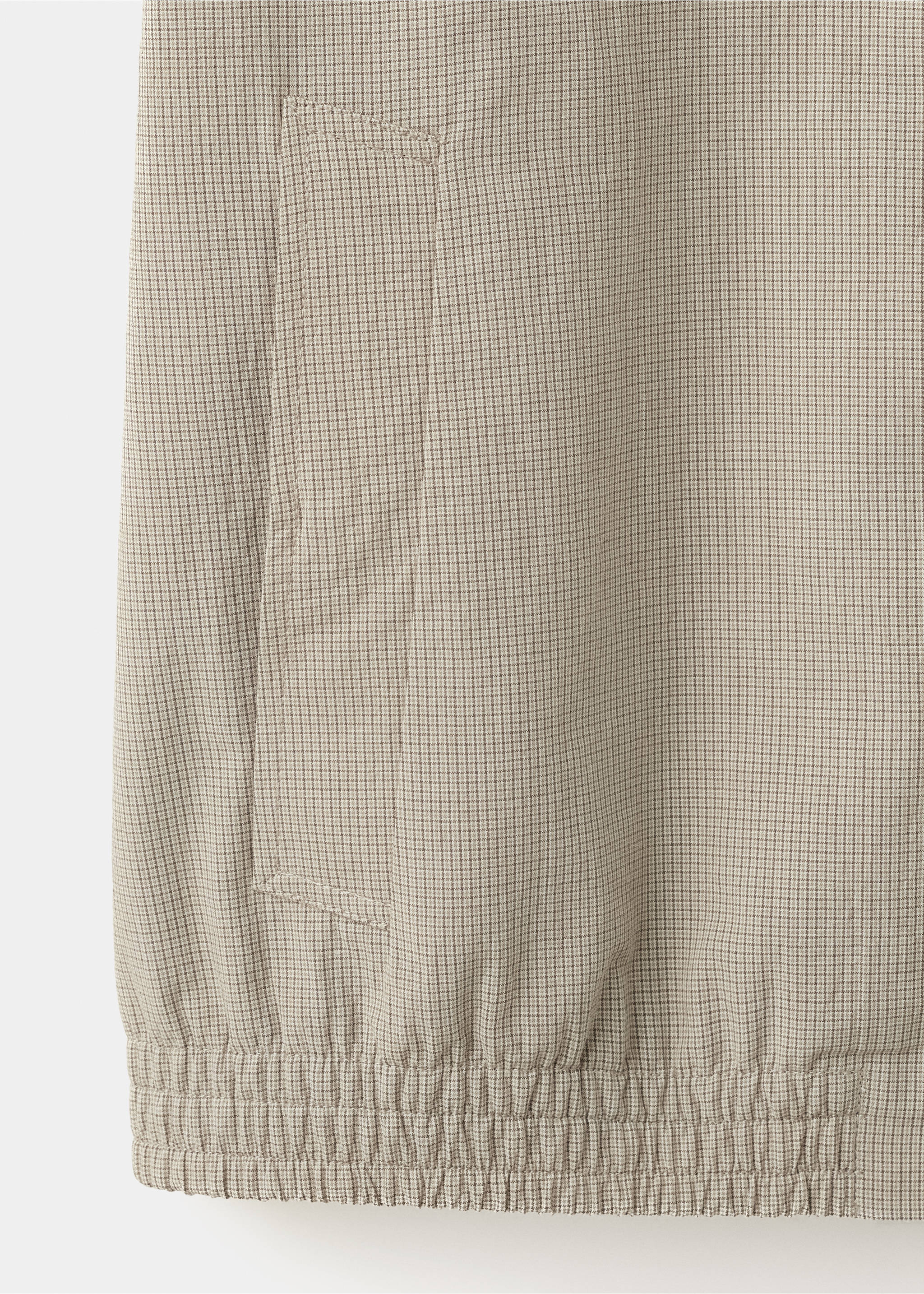Slim fit jacket 100% cotton - Details of the article 0, Beige. Ref: 37022890-00.
