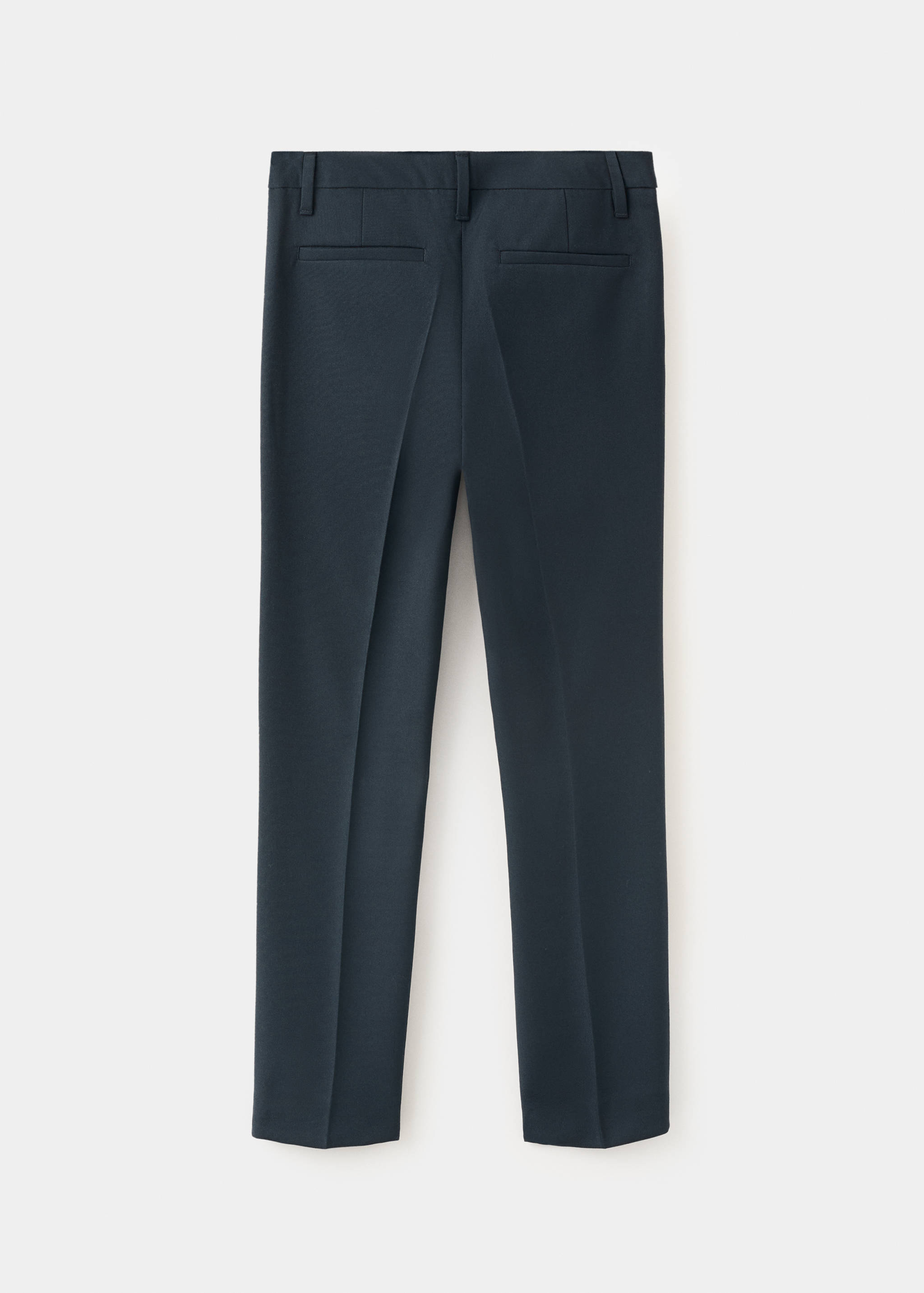 Straight-fit suit trousers - Reverse of the article