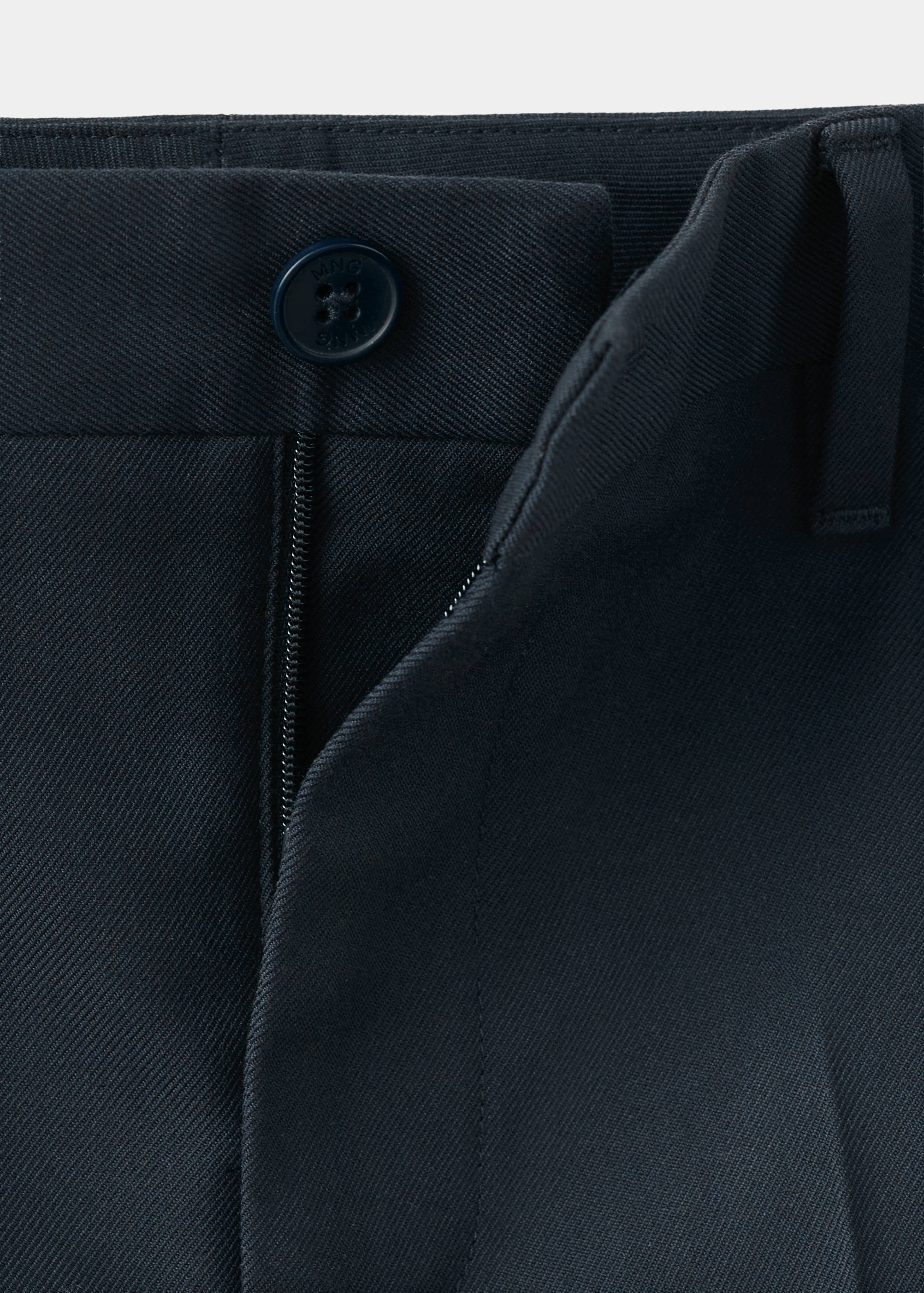 Straight-fit suit trousers - Details of the article 0