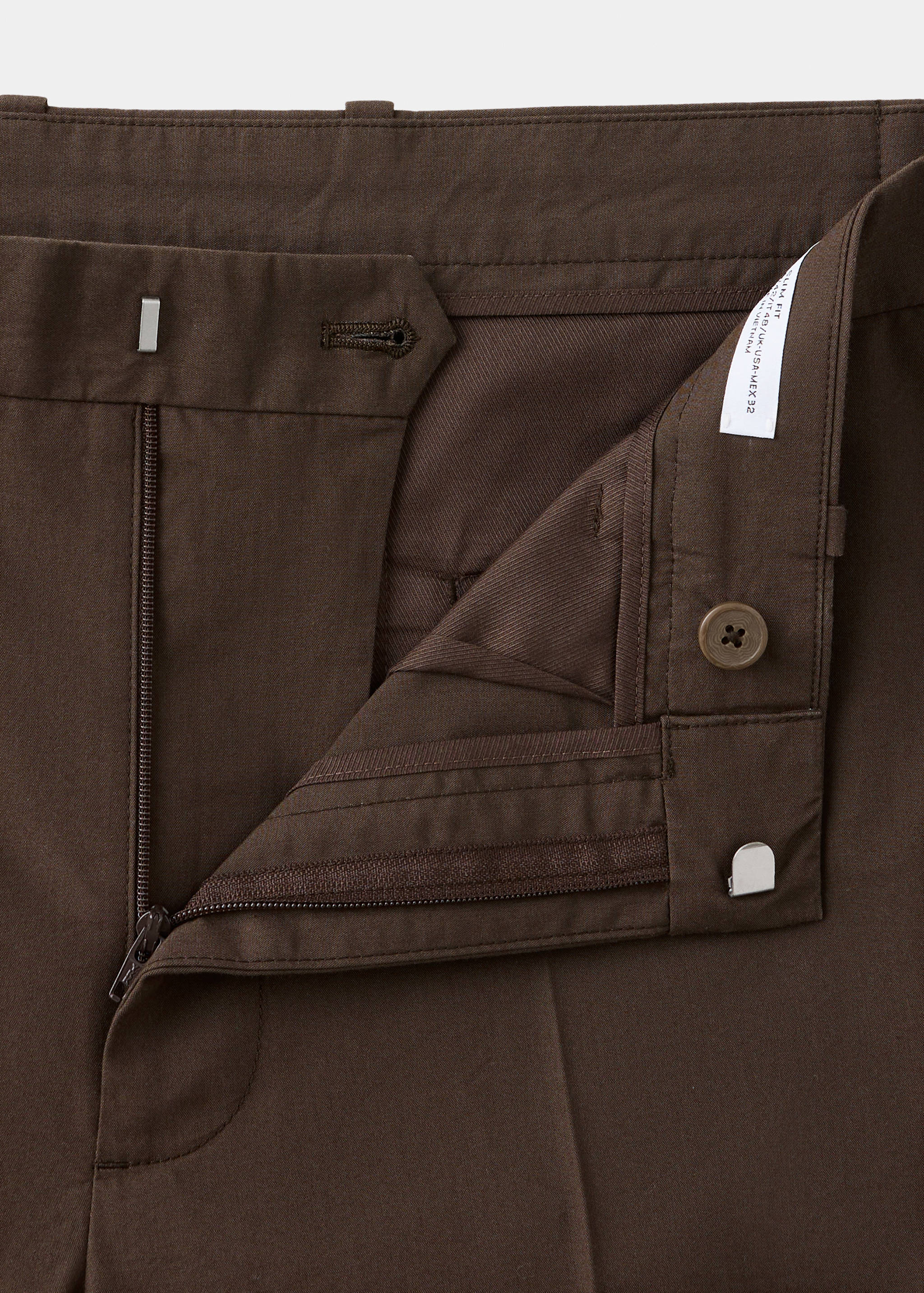 Pantalon costume slim fit coton lyocell - Détail de l'article 8